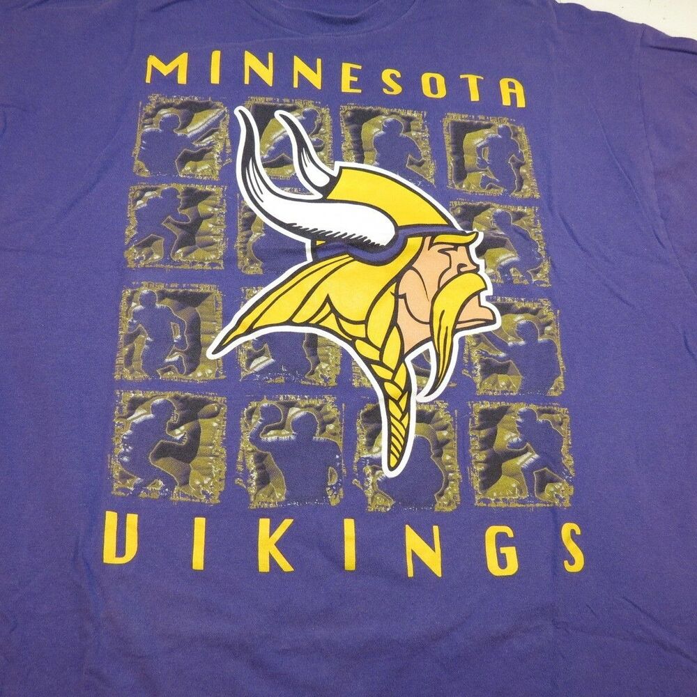 MINNESOTA VIKINGS NFL FOOTBALL TEE T SHIRT Mens XL Purple O'ACES DIVE BAR